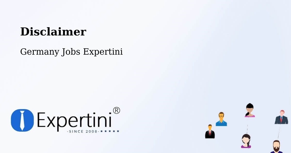 Disclaimer – Melsungen - Germany Jobs Expertini